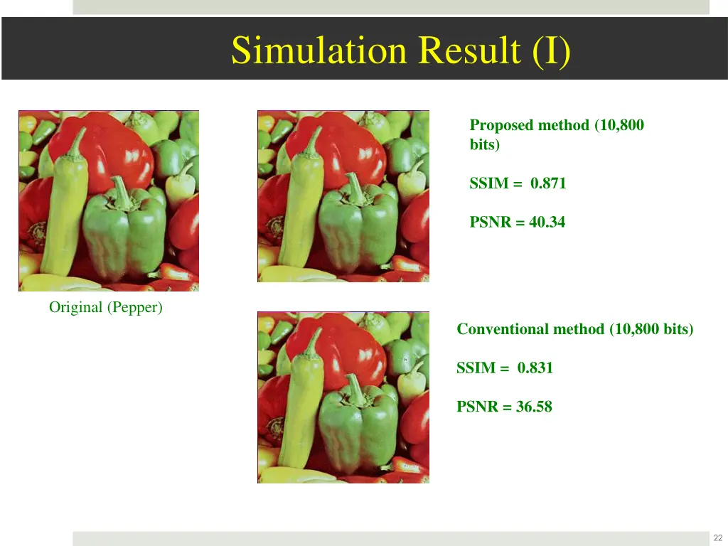 simulation result i