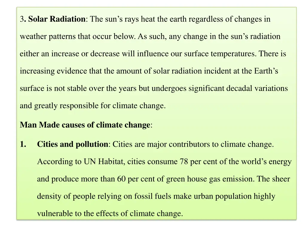3 solar radiation the sun s rays heat the earth