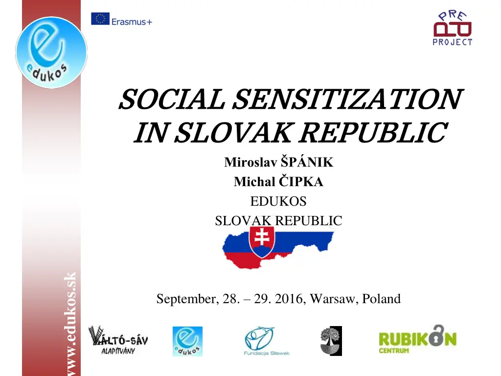social sensitization in slovak republic miroslav