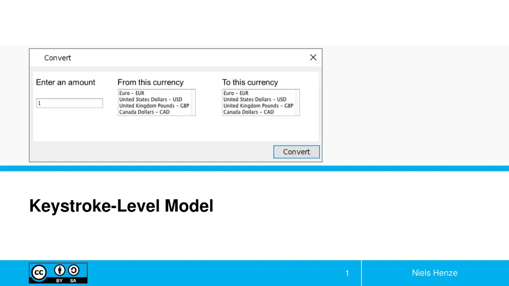 keystroke level model