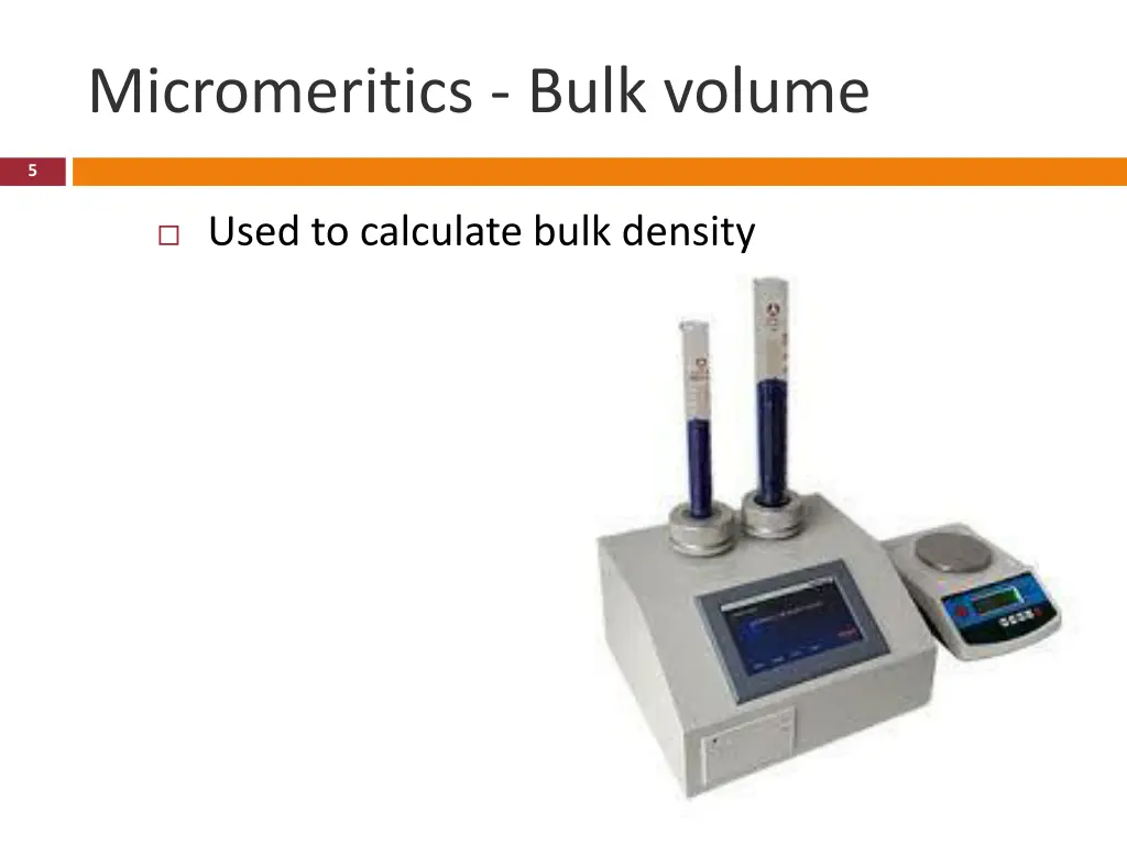 micromeritics bulk volume