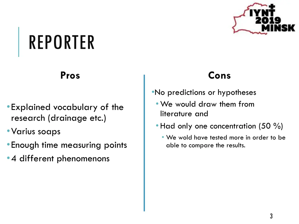 reporter