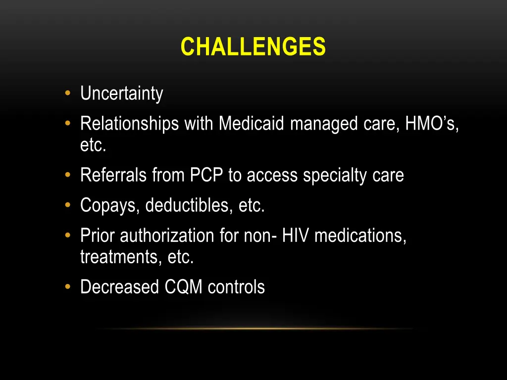 challenges