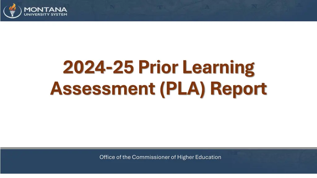 2024 25 prior learning assessment pla report
