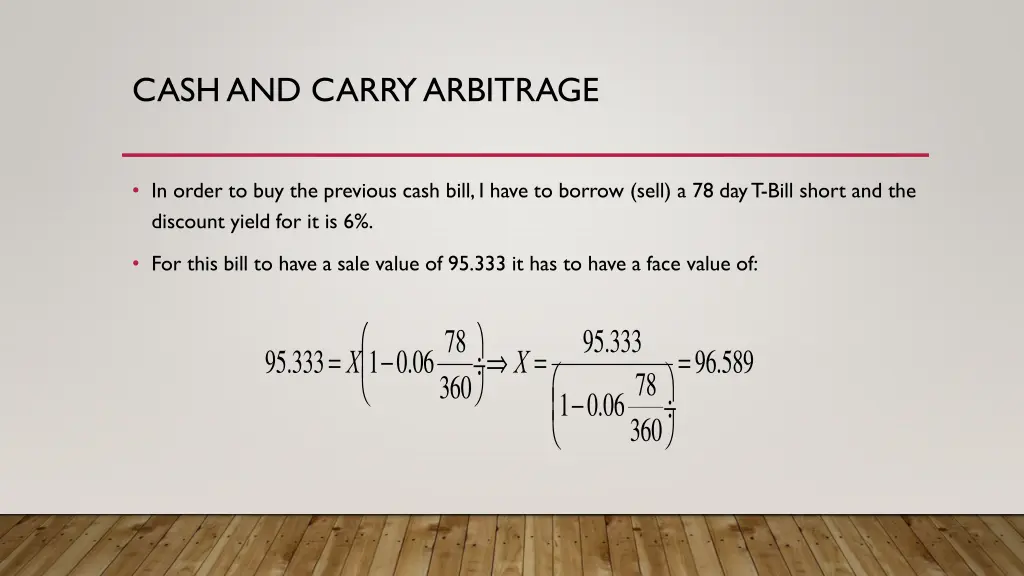 cash and carry arbitrage 6