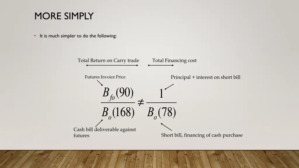 more simply