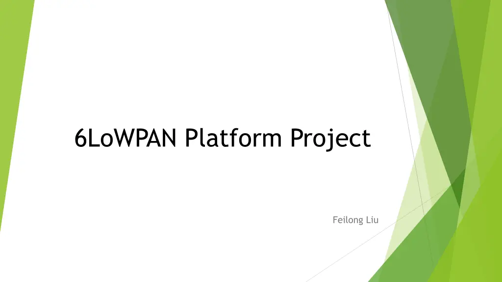 6lowpan platform project