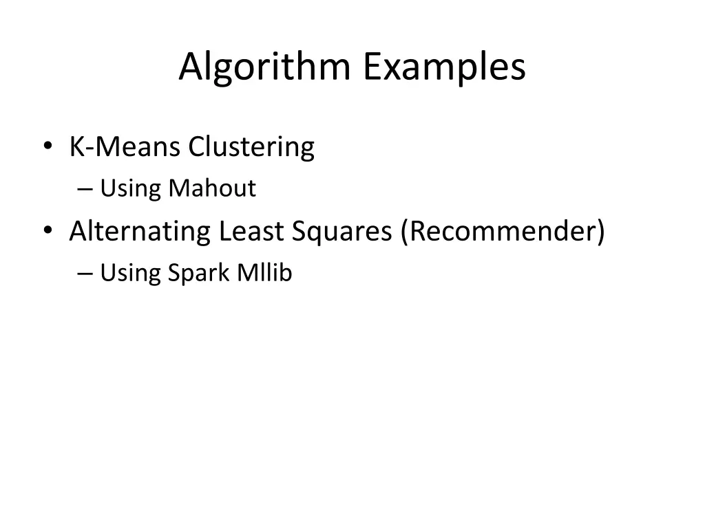 algorithm examples
