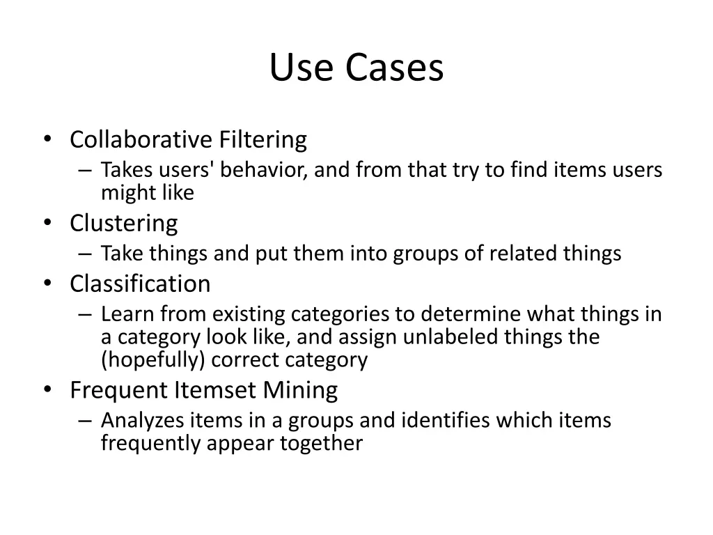 use cases