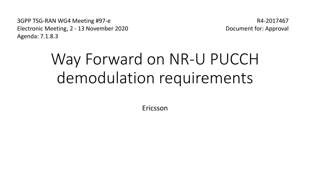 3gpp tsg ran wg4 meeting 97 e electronic meeting