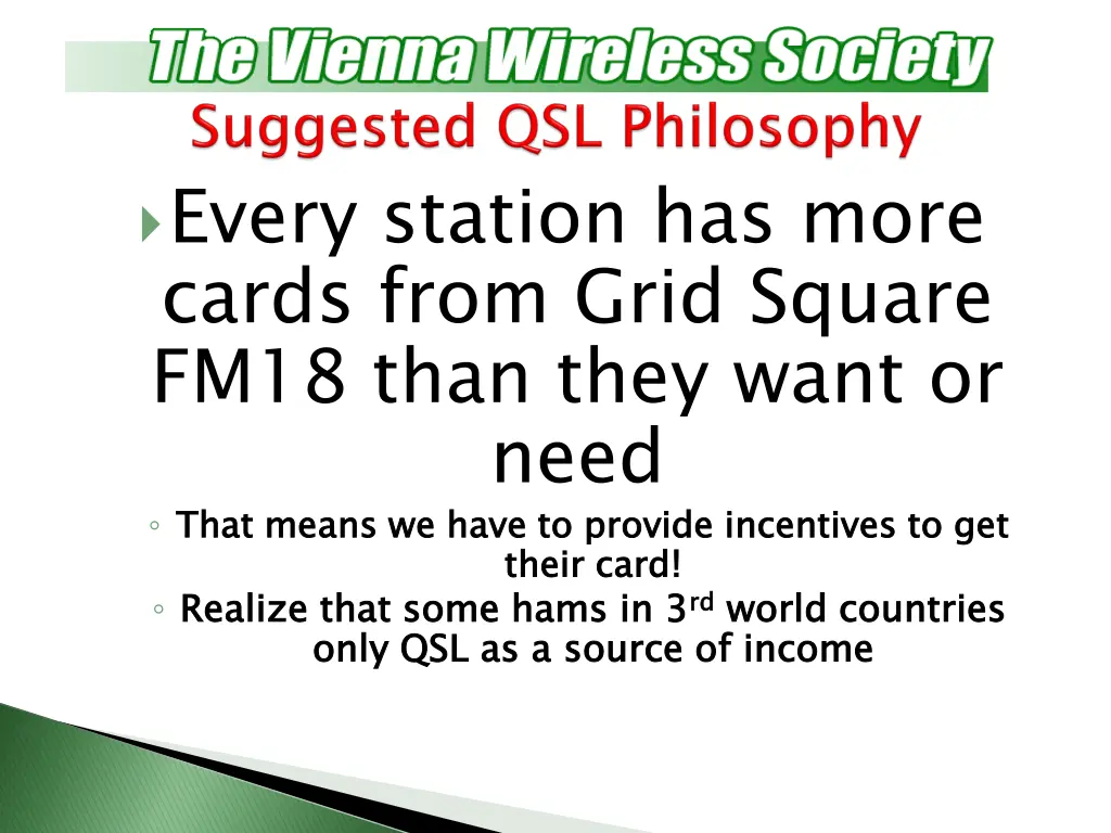 every station has more cards from grid square