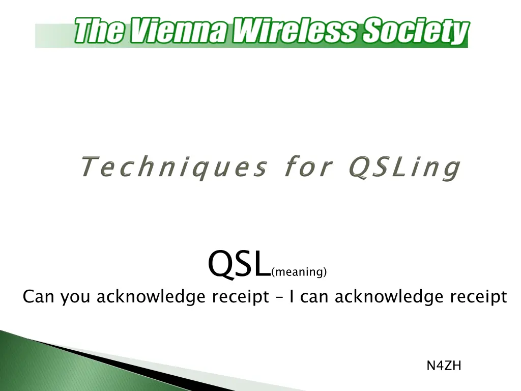 qsl meaning