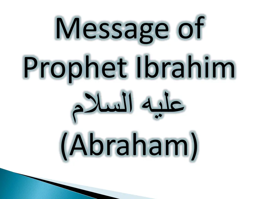 message of prophet ibrahim abraham