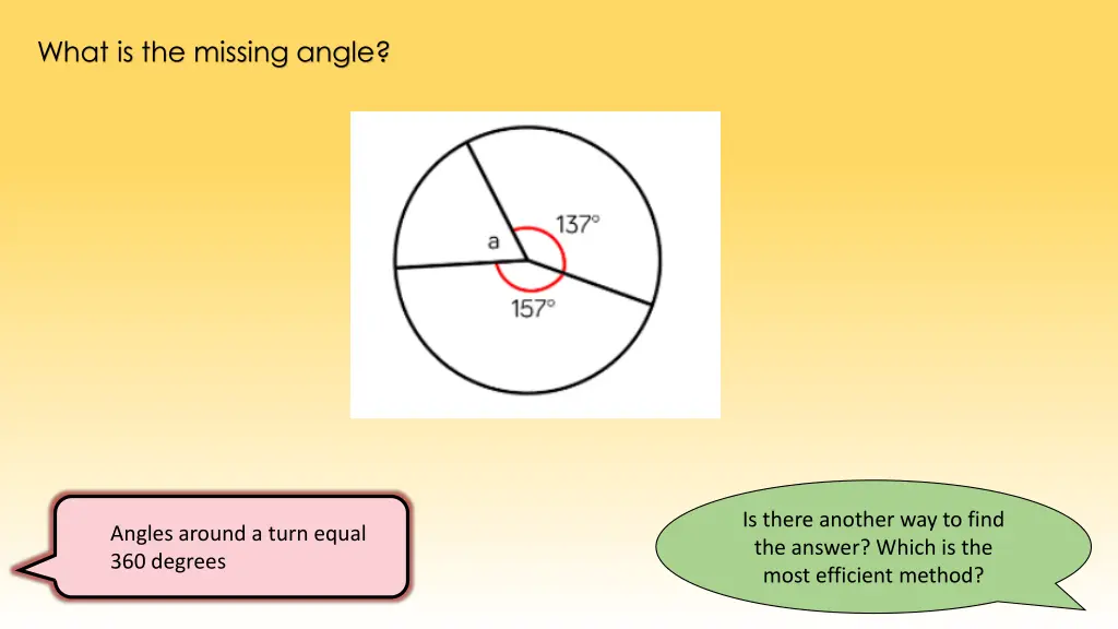 what is the missing angle 5