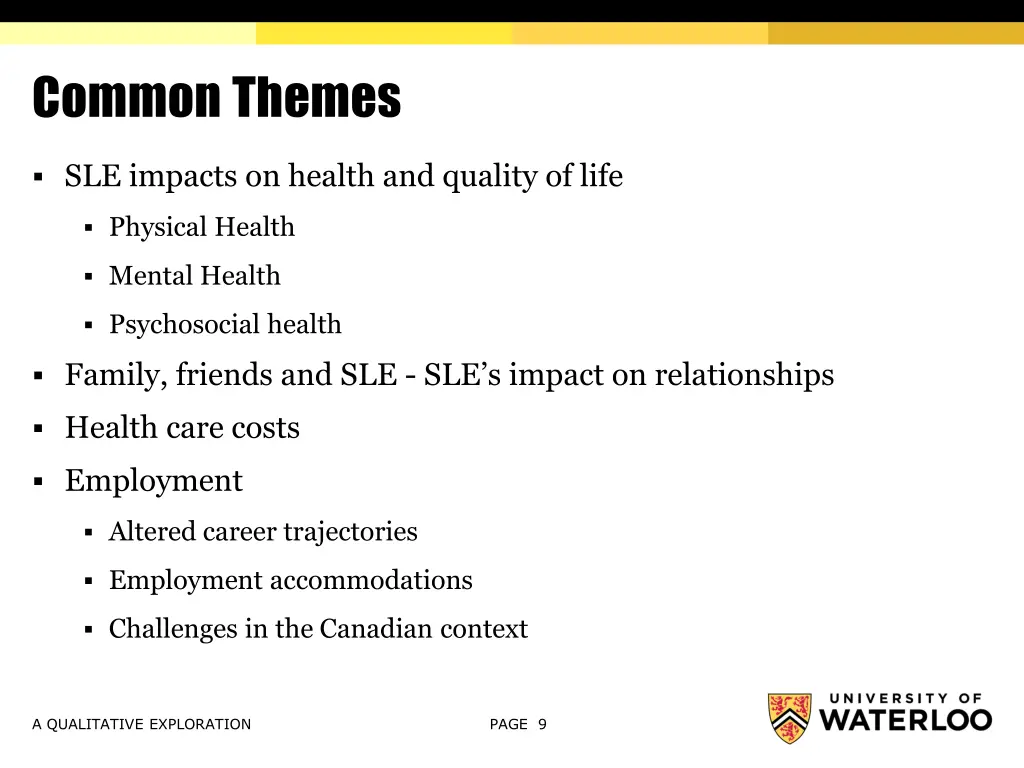 common themes