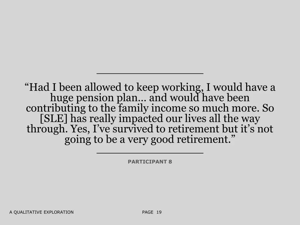 had i been allowed to keep working i would have