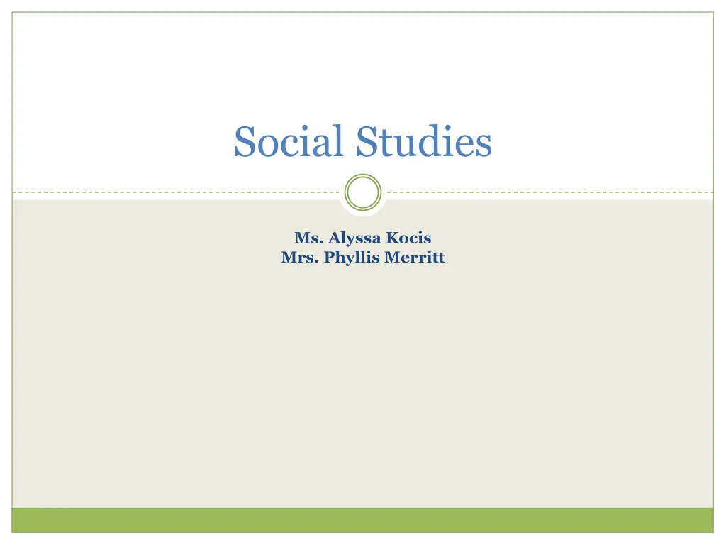 social studies
