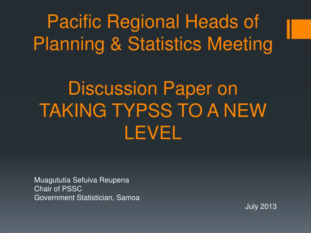 pacific regional heads of planning statistics