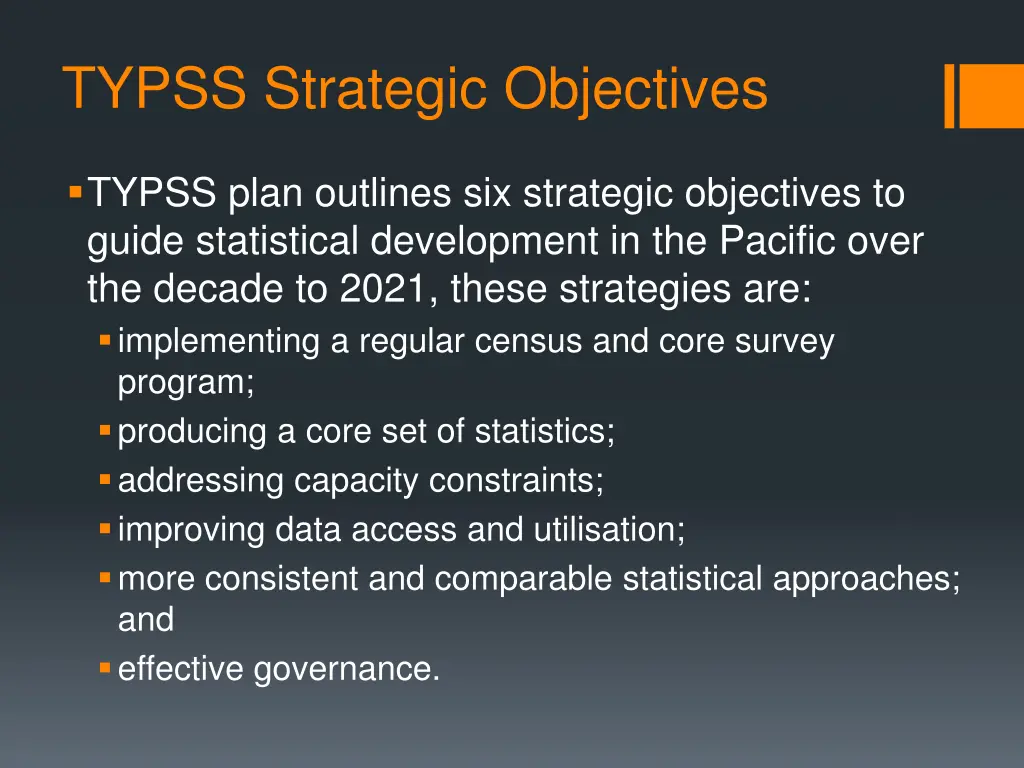 typss strategic objectives