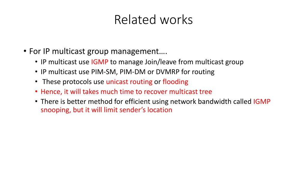 related works