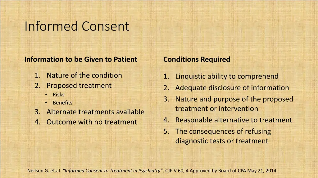 informed consent