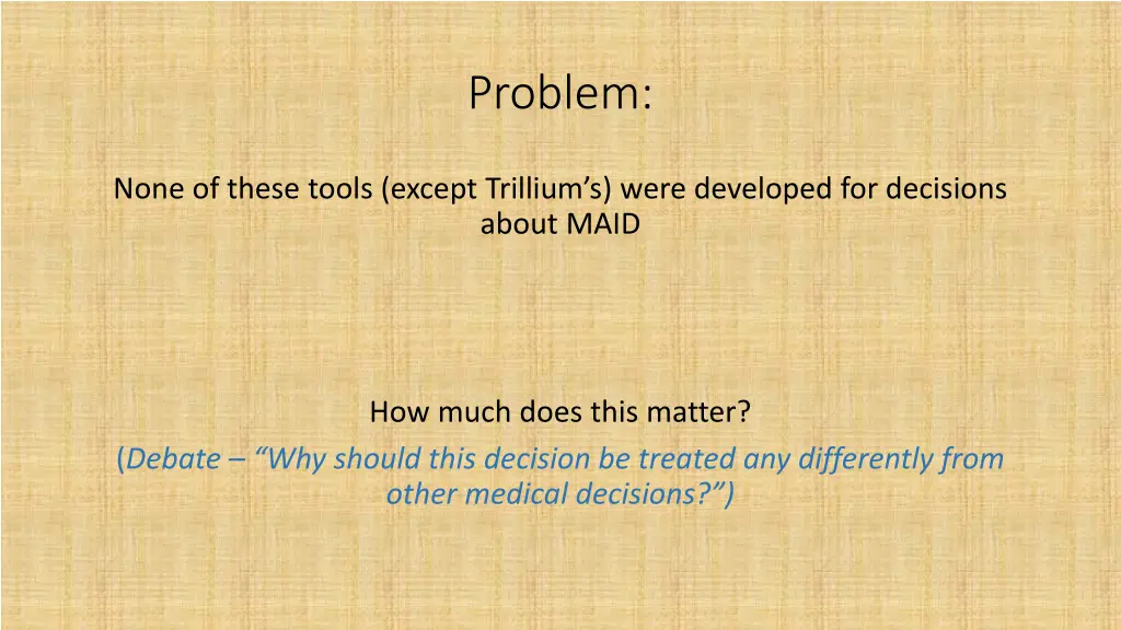 problem