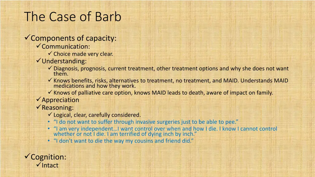 the case of barb 4