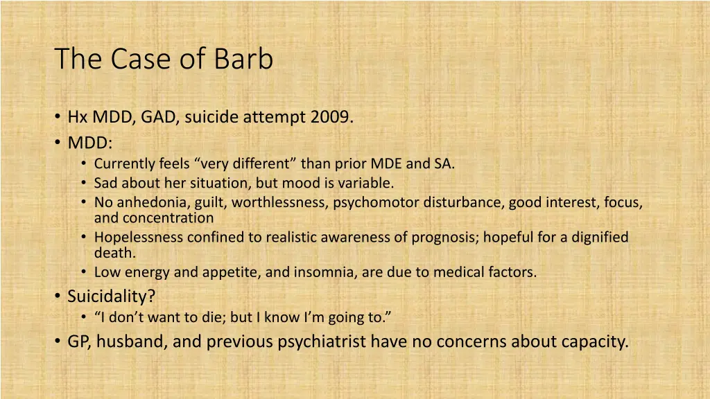 the case of barb 5