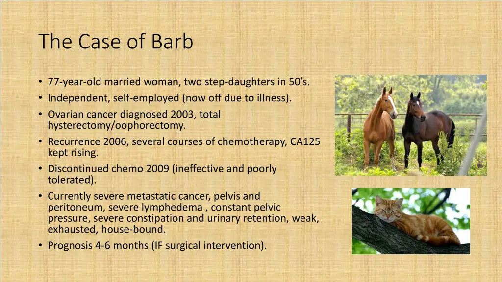 the case of barb