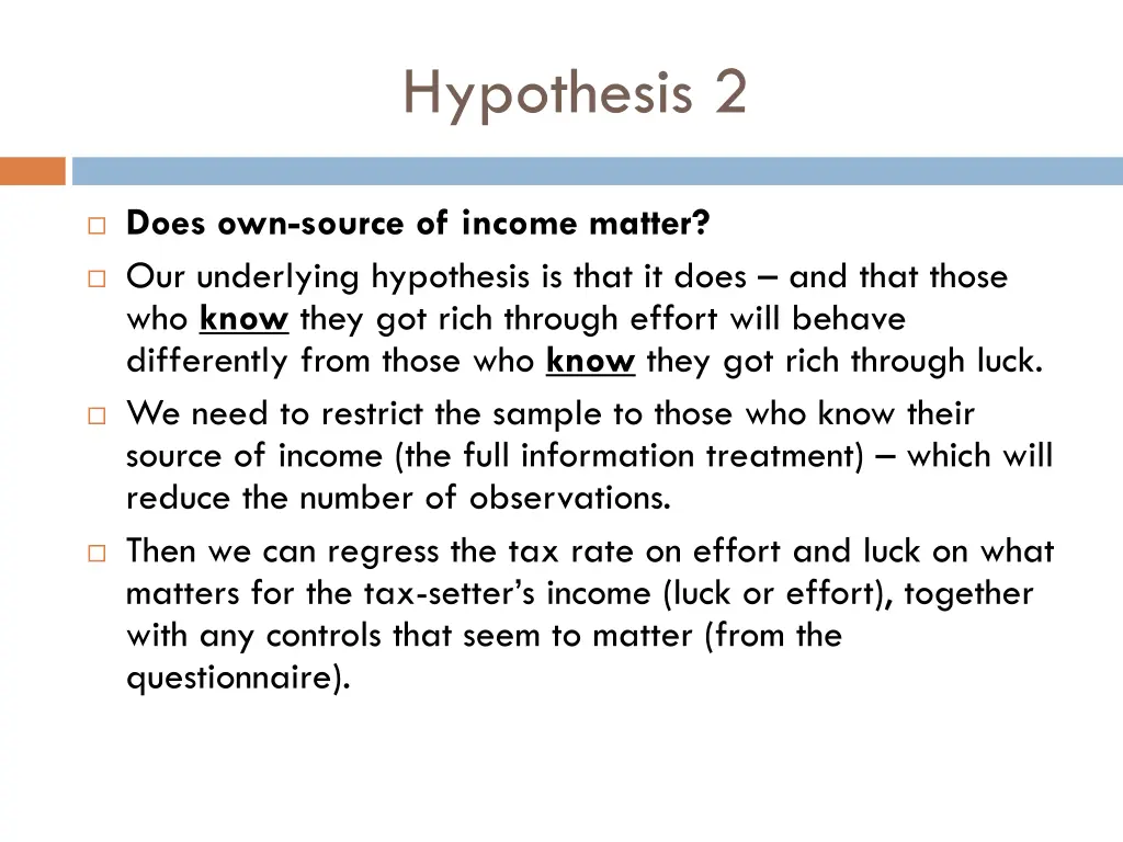 hypothesis 2