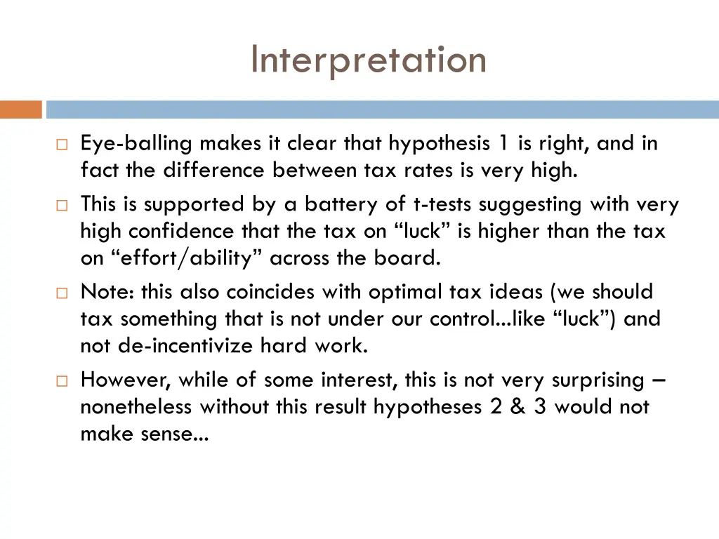 interpretation