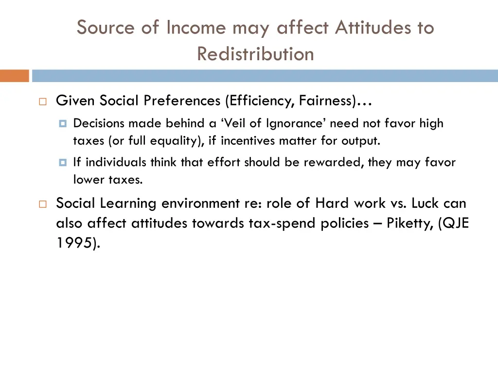 source of income may affect attitudes