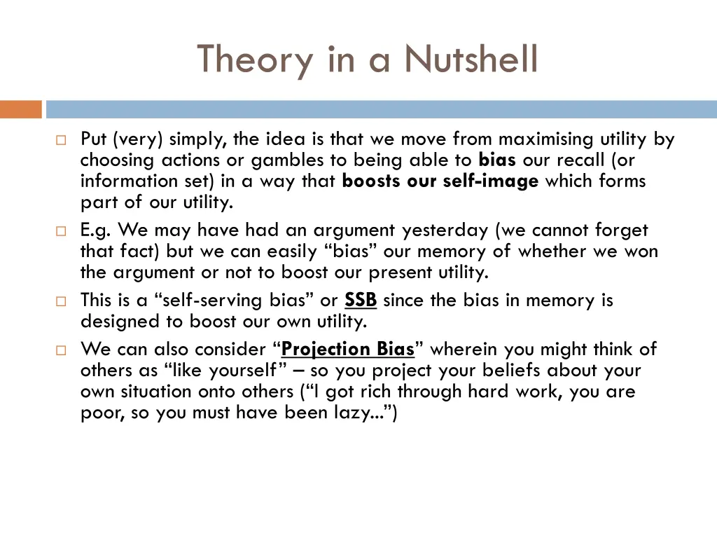 theory in a nutshell