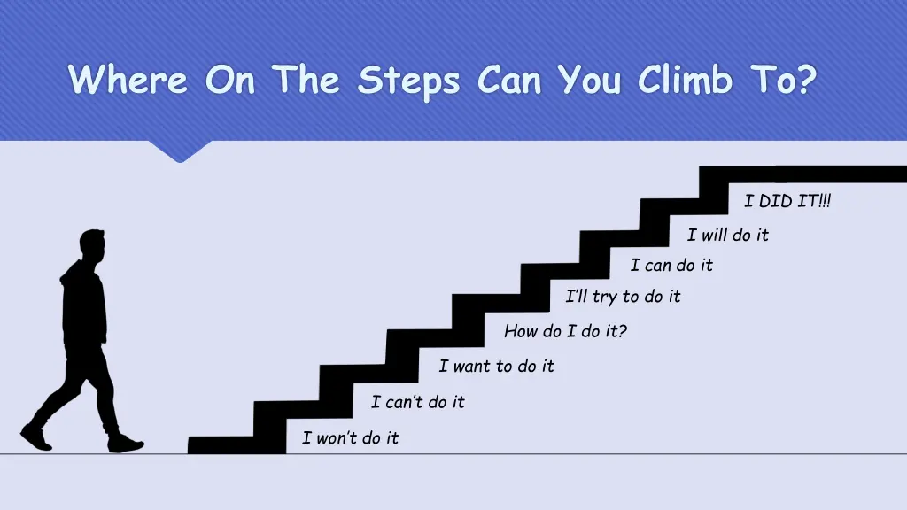 where on the steps can you climb to