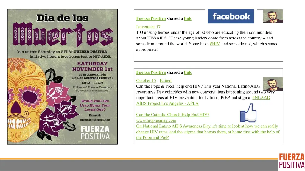 fuerza positiva shared a link
