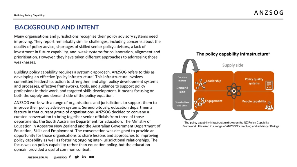 building policy capability