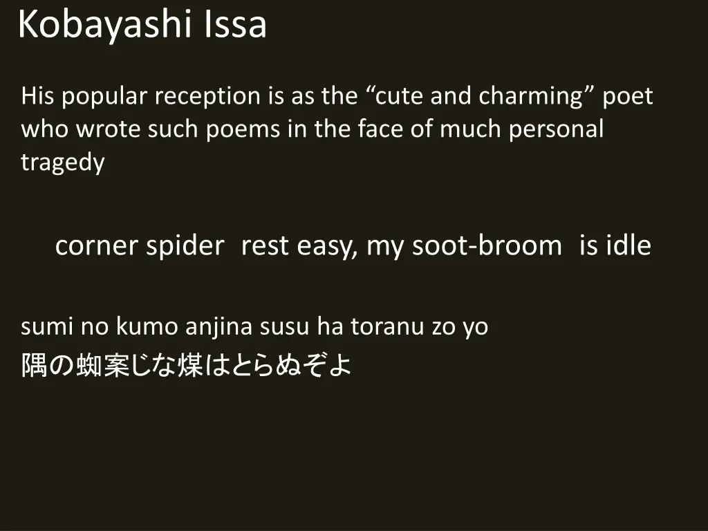 kobayashi issa