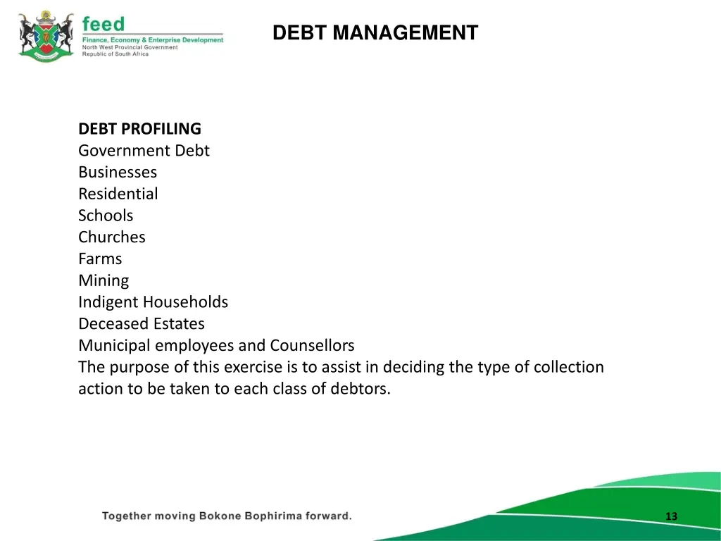 debt management
