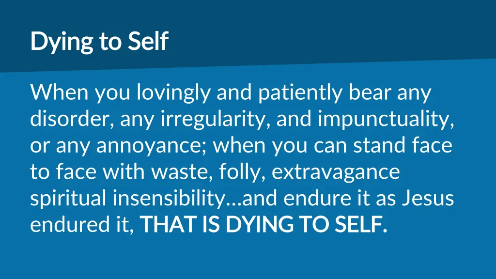 dying to self dying to self 2