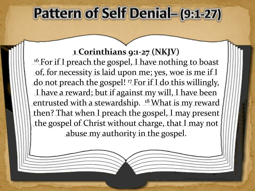 1 corinthians 9 1 27 nkjv 16 for if i preach