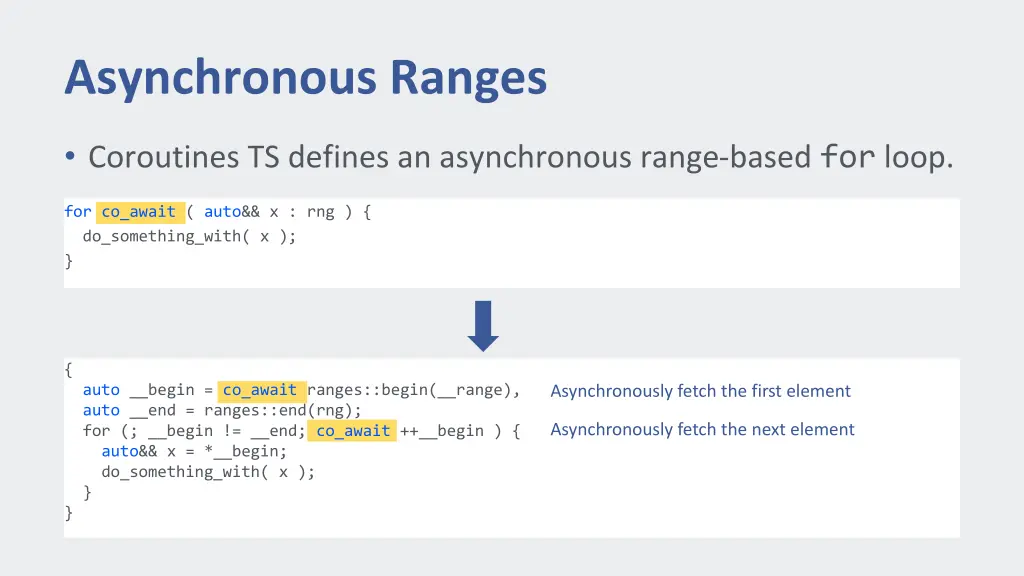 asynchronous ranges 1
