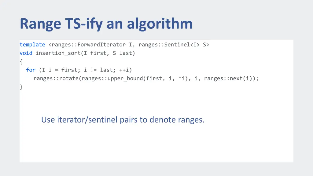 range ts ify an algorithm 3
