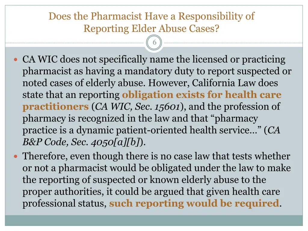 does the pharmacist have a responsibility