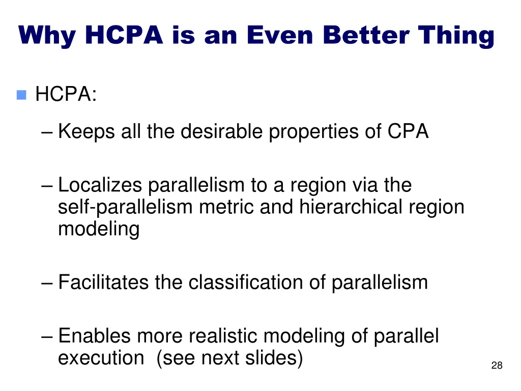 why hcpa is an even better thing