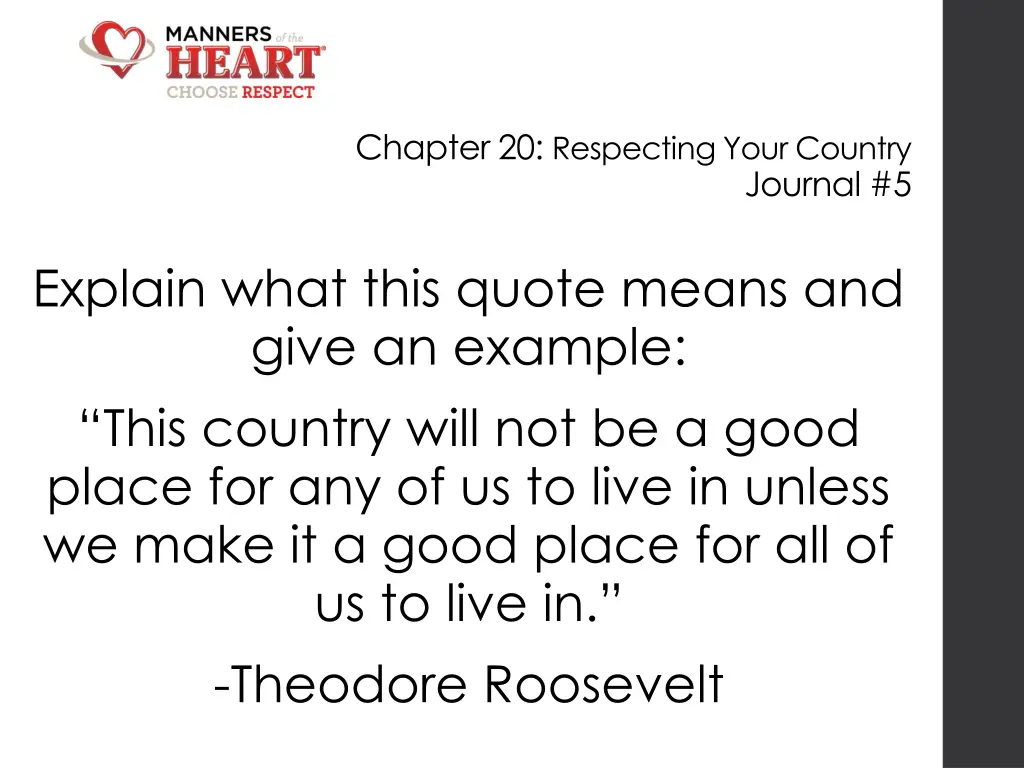 chapter 20 respecting your country 5
