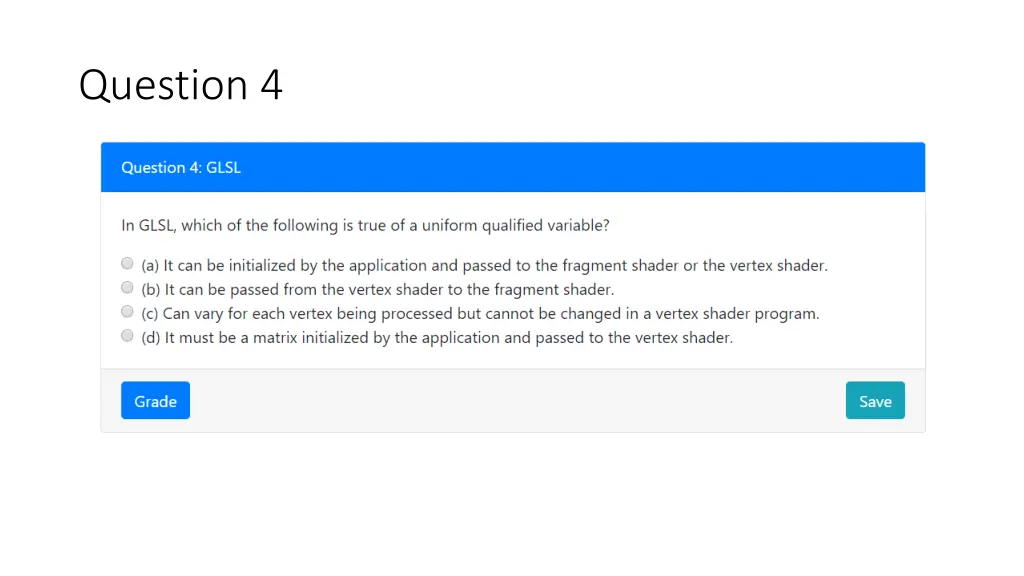 question 4