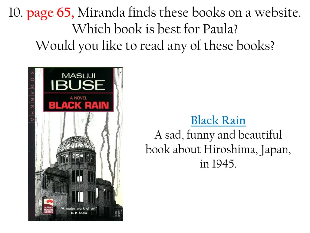 10 page 65 miranda finds these books on a website 2