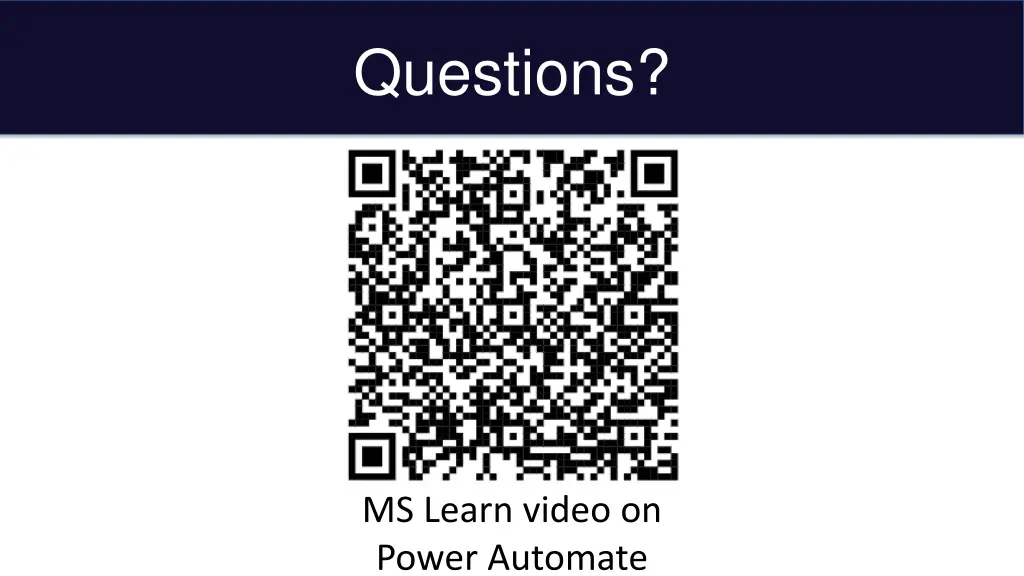 questions