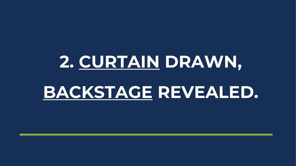 2 curtain drawn