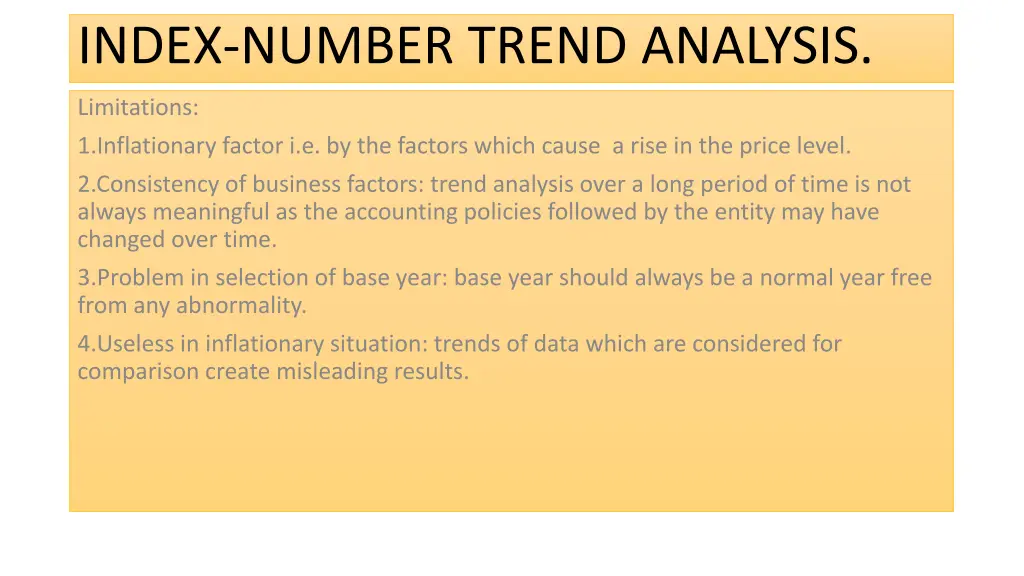 index number trend analysis 2
